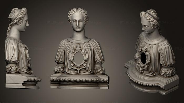 Religious statues (Santa Martir, STKRL_0142) 3D models for cnc
